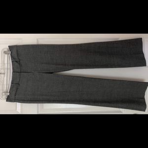 Gray Loft Boot Cut Dress Pants